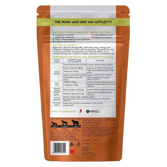 Calming Chicken Hoplet™ for Dogs | Anxiety Relief Chew (90 Hoplets)