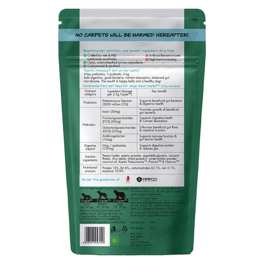 Pre + Probiotic Vegan Hoplet™ for Dogs | Gut Health Chew