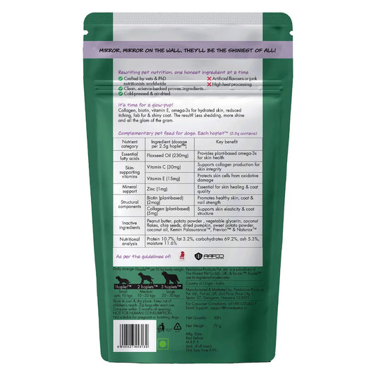 Skin + Coat Vegan Hoplet™ for Dogs | Shine & Itch Chew