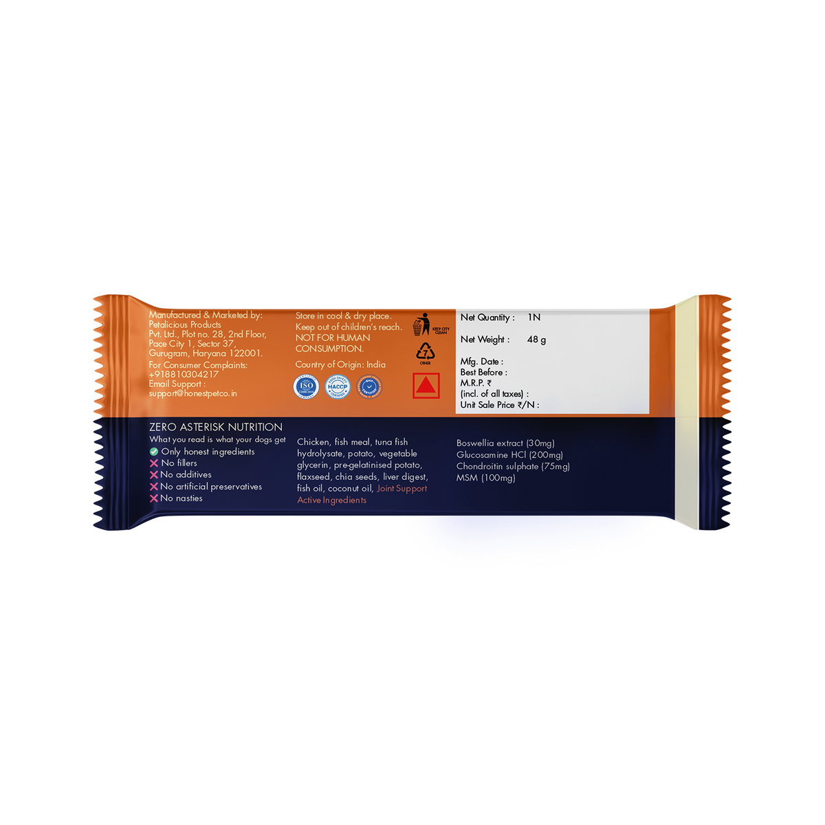 Everyday Protein Bar for Dogs Chicken + Fish | 15 Bars