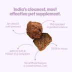 Skin + Coat Vegan Hoplet™ for Dogs | Shine & Itch Chew 60 Hoplets