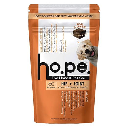 Hip + Joint Chicken Hoplet™ for Dogs | Mobility Chew (60 Hoplets)