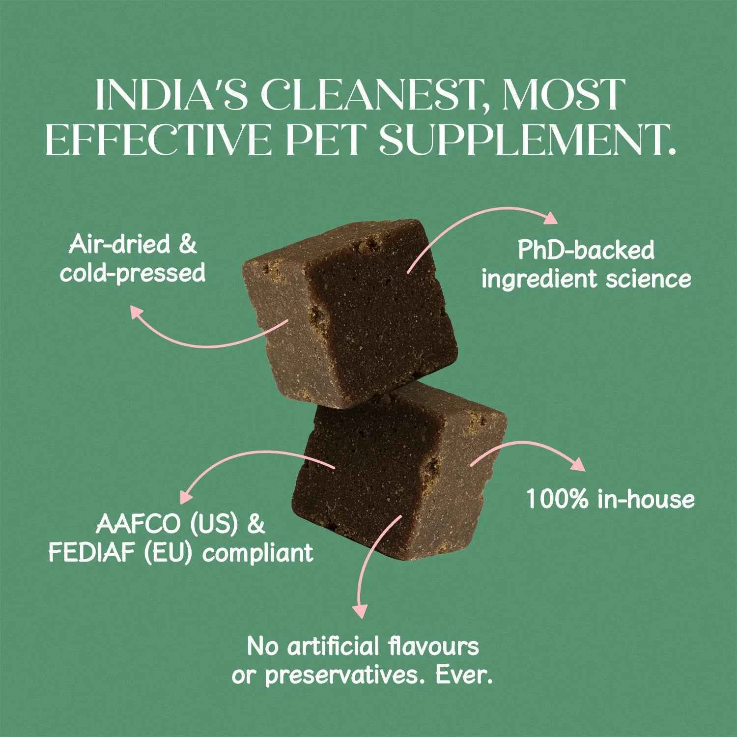 All-in-One Vegan Hoplet™  for Dogs | Daily Nutrition Chew (60 Hoplets)