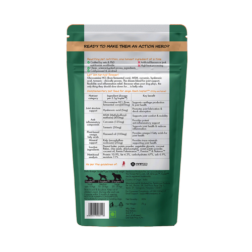 Hip + Joint Vegan Hoplet™ for Dogs | Mobility Chew 30 Hoplets