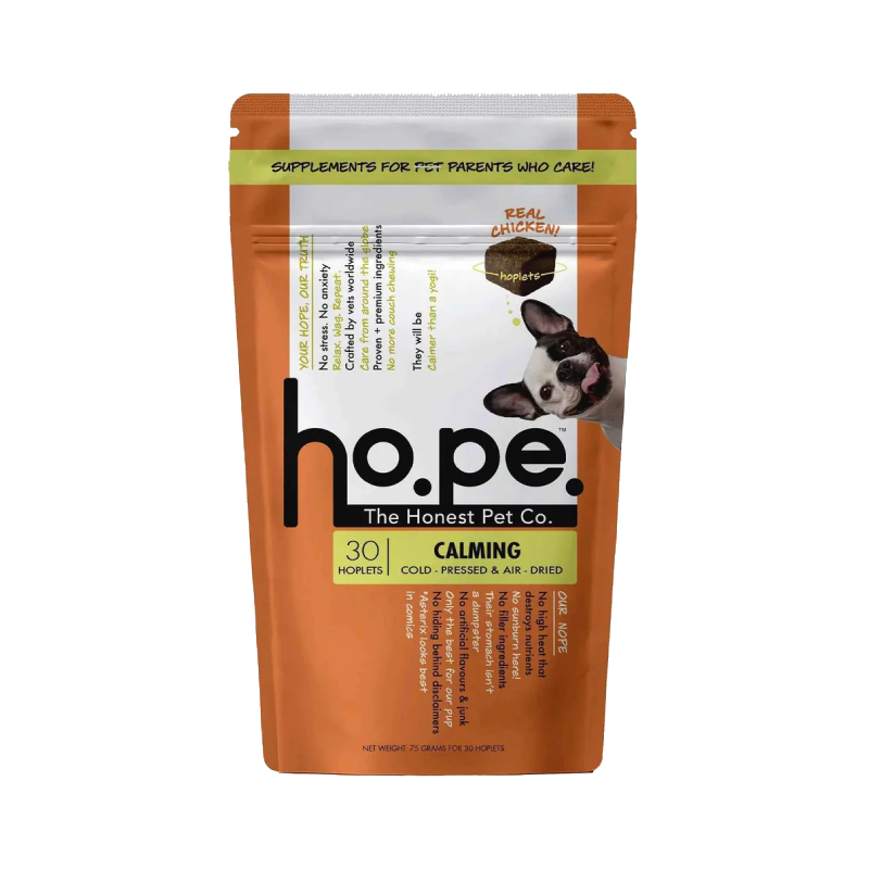 Calming Chicken Hoplet™ for Dogs | Anxiety Relief Chew 30 Hoplets