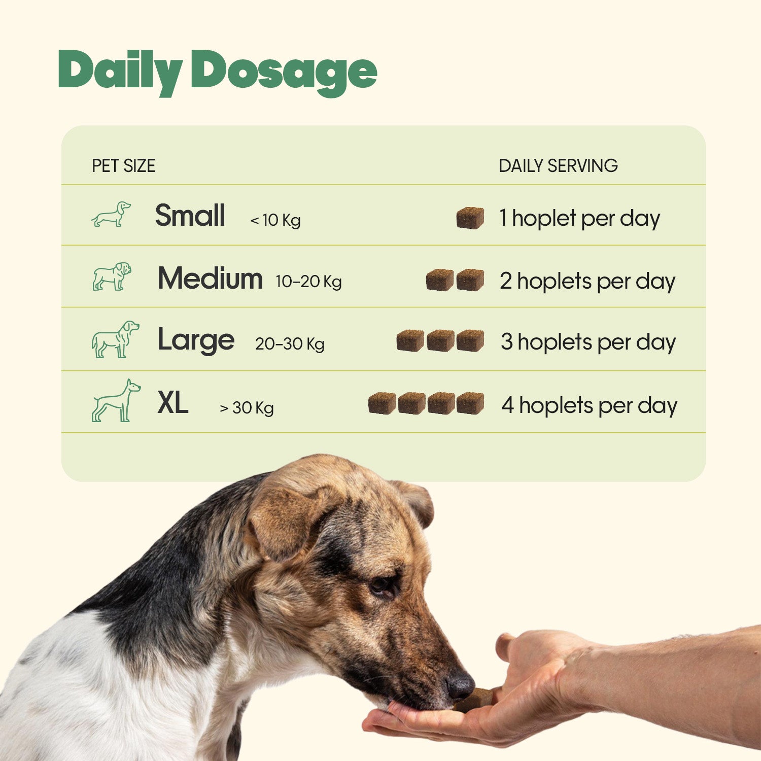 Calming Chicken Hoplet™ for Dogs | Anxiety Relief Chew 90 Hoplets