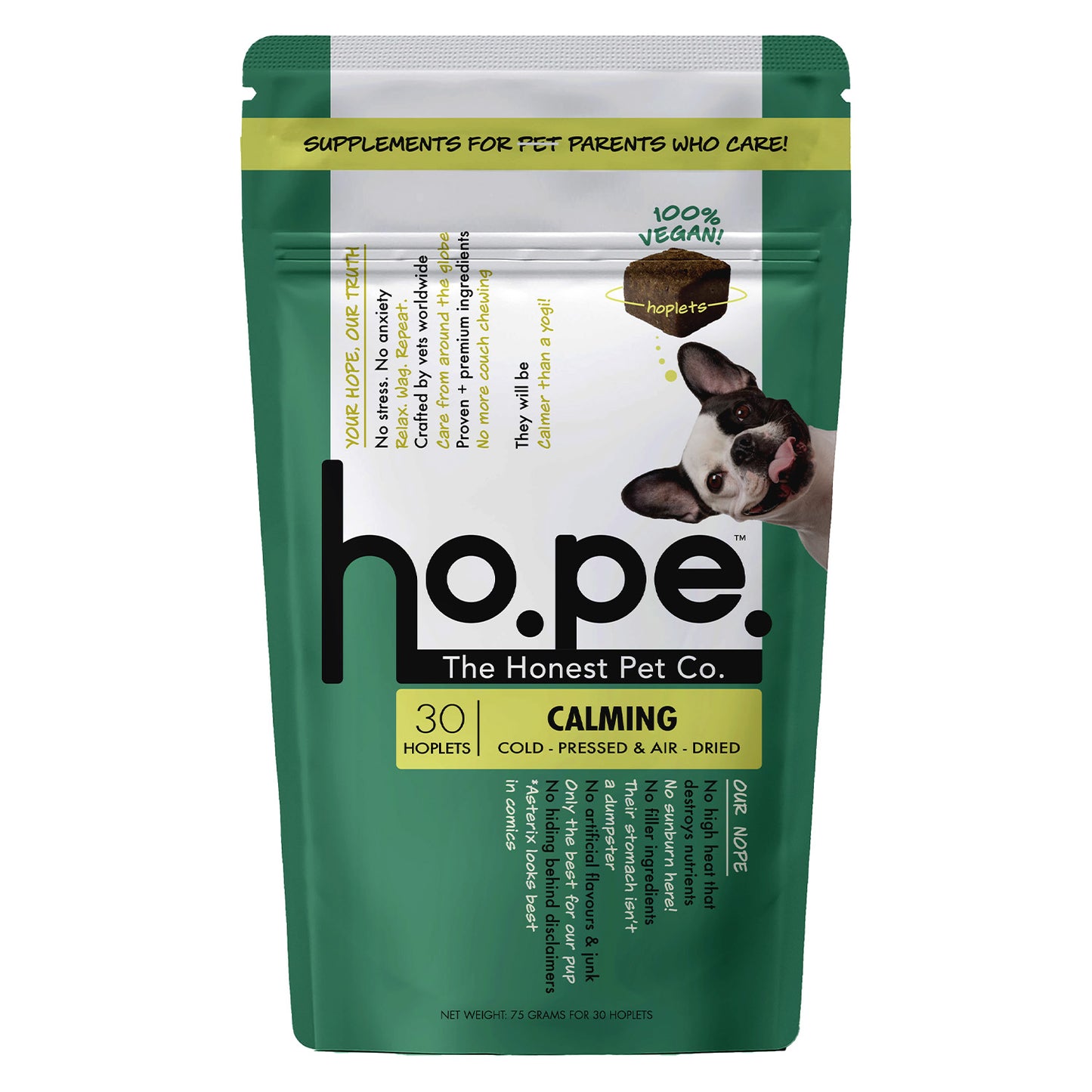 Calming Vegan Hoplet™ for Dogs | Anxiety Relief Chew