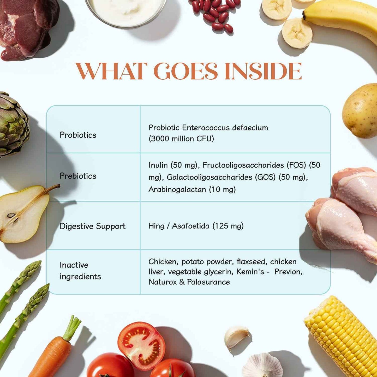 Pre + Probiotic Chicken Hoplet™ for Dogs | Gut Health Chew (90 Hoplets)