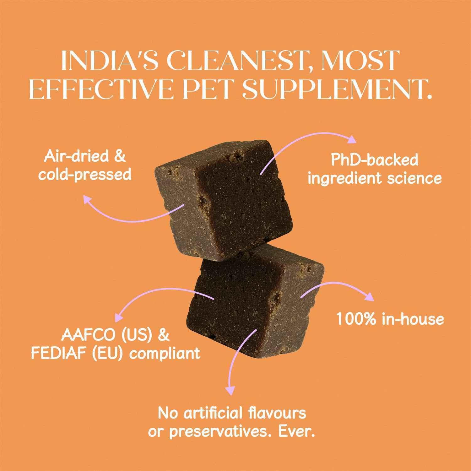 Skin + Coat Chicken Hoplet™ for Dogs | Shine & Itch Chew 90 Hoplets