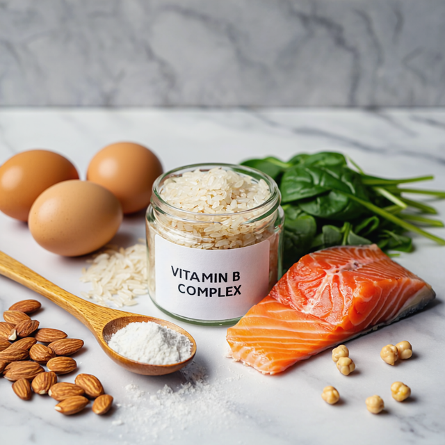 Vitamin B Complex [B1 (1mg), B2 (1mg), B3 (2mg), B5 (2mg), B6 (0.8mg), B12 (0.25mcg)]