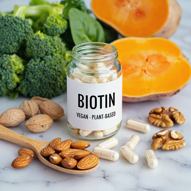 Biotin (Plant-Based) (2 mcg)