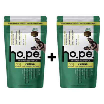 Calming Vegan Hoplet™ for Dogs | Anxiety Relief Chew (60 Hoplets)