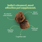 Calming Chicken Hoplet™ for Dogs | Anxiety Relief Chew 90 Hoplets