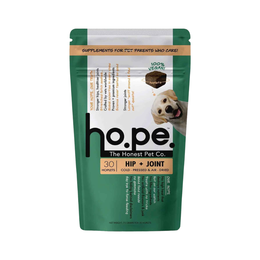 Hip + Joint Vegan Hoplet™ for Dogs | Mobility Chew 30 Hoplets