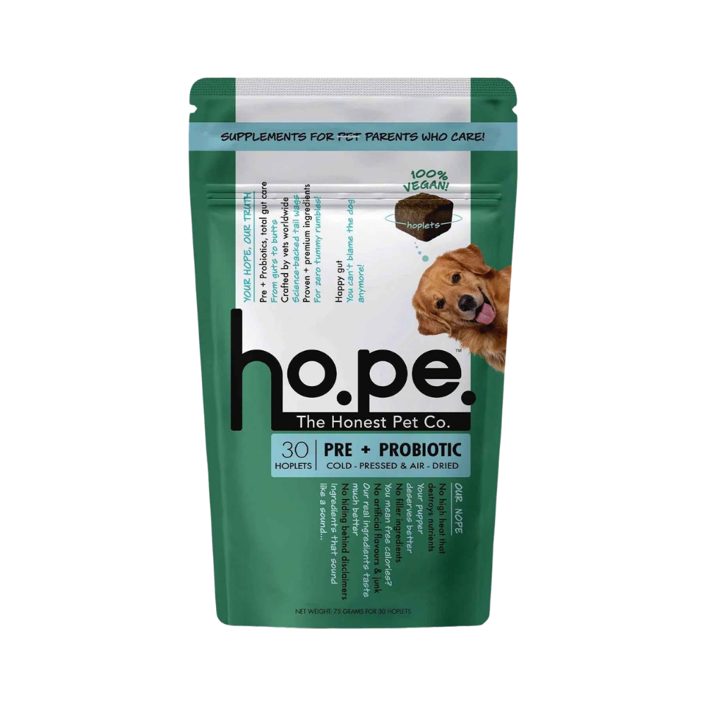 Pre+Probiotic Vegan Hoplet™ | Paw Licking & Scratching Relief | Gut Health 30 Hoplets